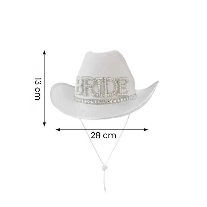 Chapeau Femme Cowgirl Mariage Été – Bridewyn