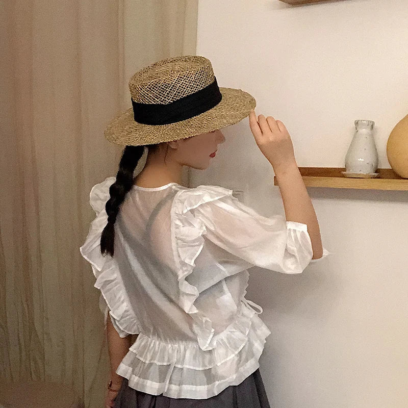 Chapeau Femme Panama Paille Été – Corallis