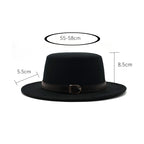 Chapeau Unisexe Fedora Feutre Rétro Boucle – Beltwick