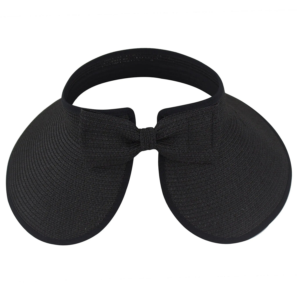 Chapeau Femme Visière Paille Pliable Été – Sunveil