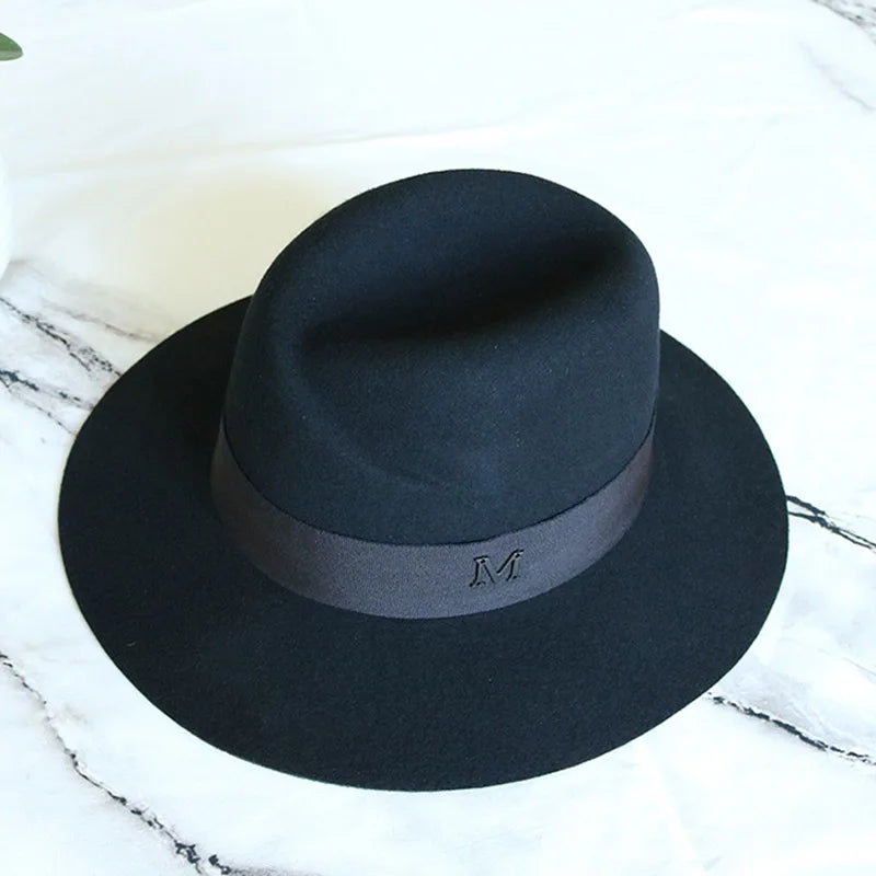 Chapeau Femme Fedora Laine Large Bord – Bellmont