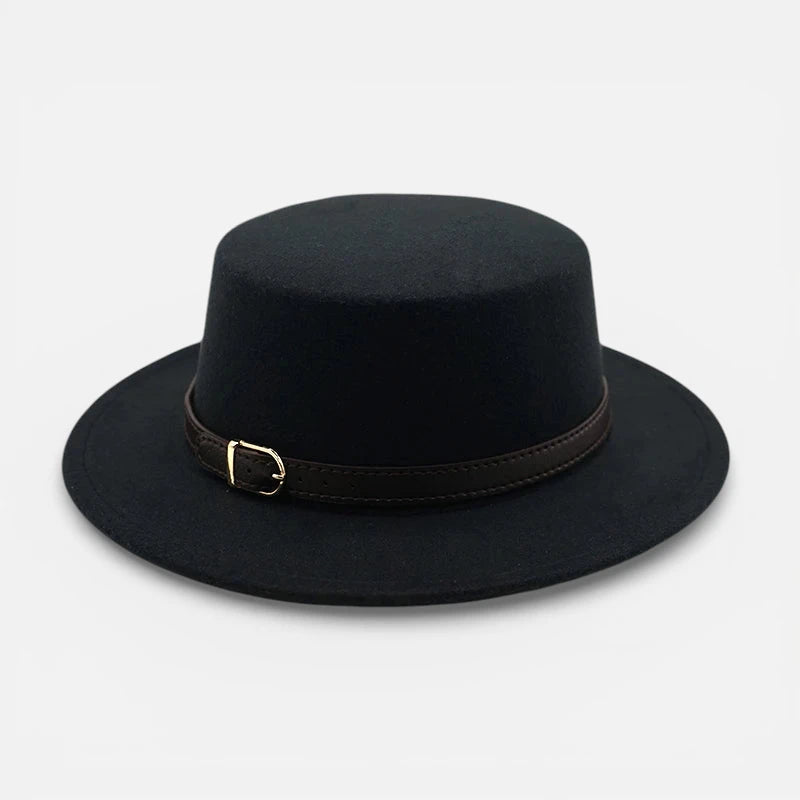 Chapeau Unisexe Fedora Feutre Rétro Boucle – Beltwick