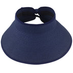Chapeau Femme Visière Paille Pliable Été – Sunveil