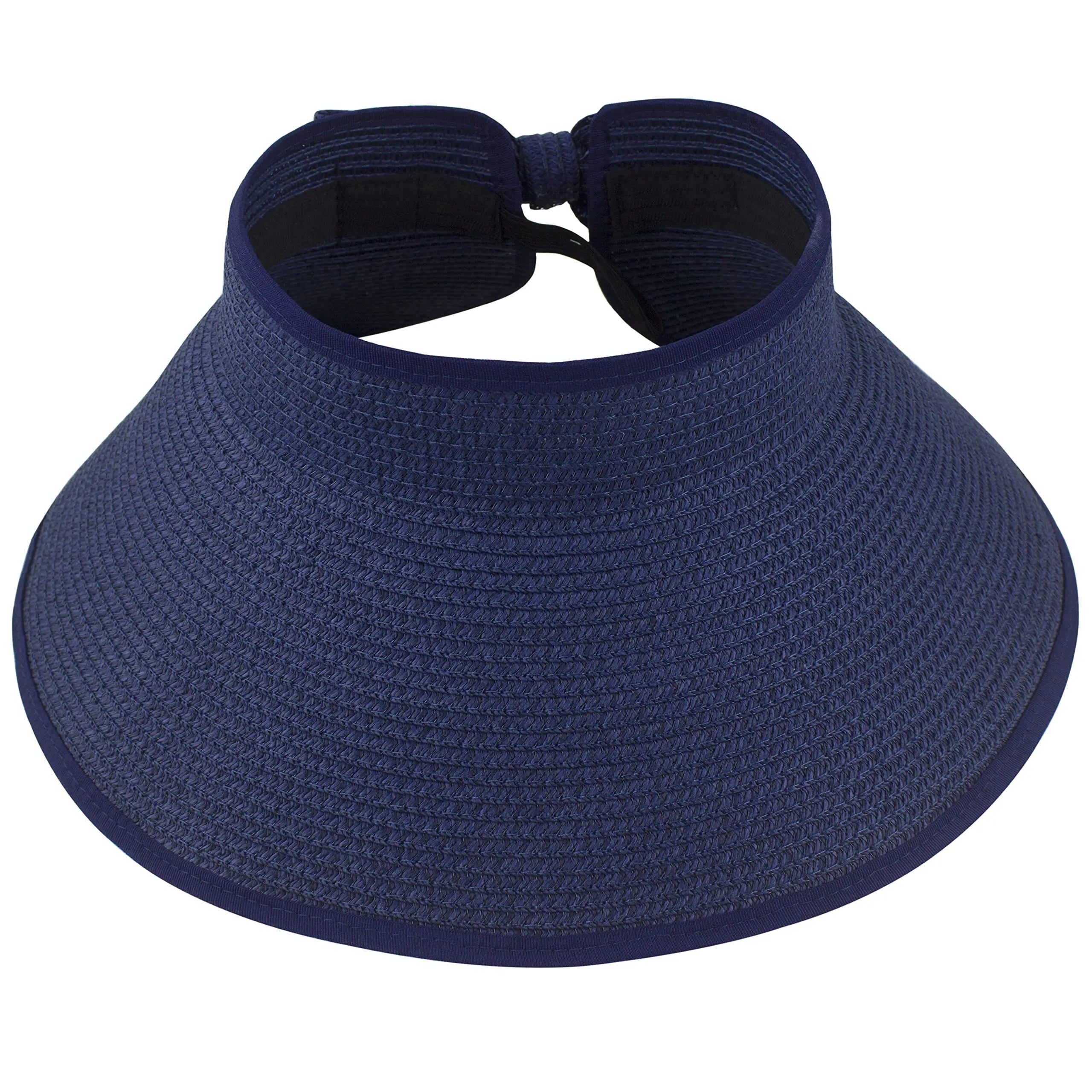 Chapeau Femme Visière Paille Pliable Été – Sunveil