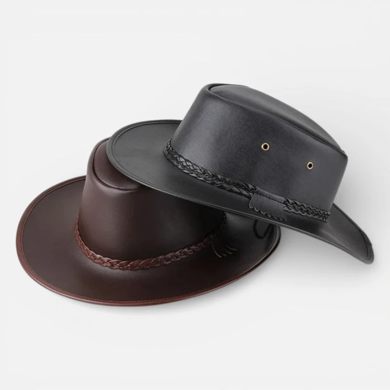 Chapeau Homme Cowboy Vintage cuir – Ironford