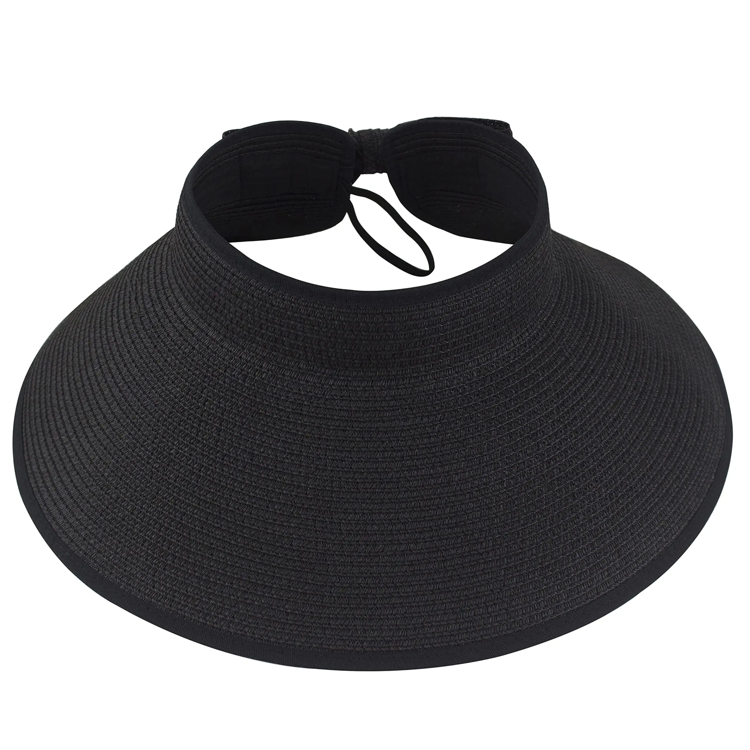 Chapeau Femme Visière Paille Pliable Été – Sunveil