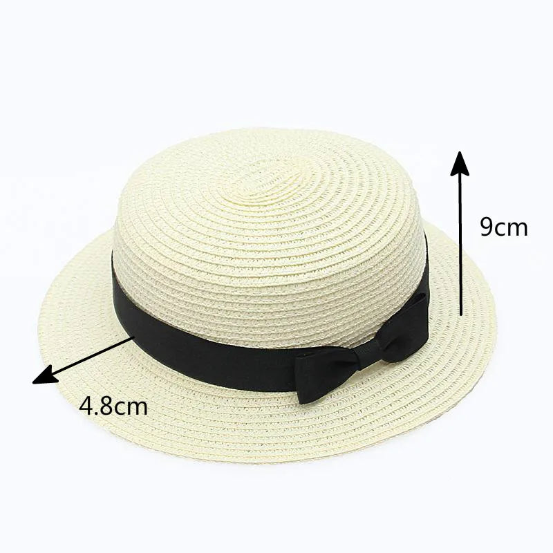 Chapeau Femme Panama Paille Nœud Été – Elowen