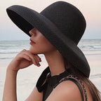 Chapeau Femme Panama Paille Été – Lunéor