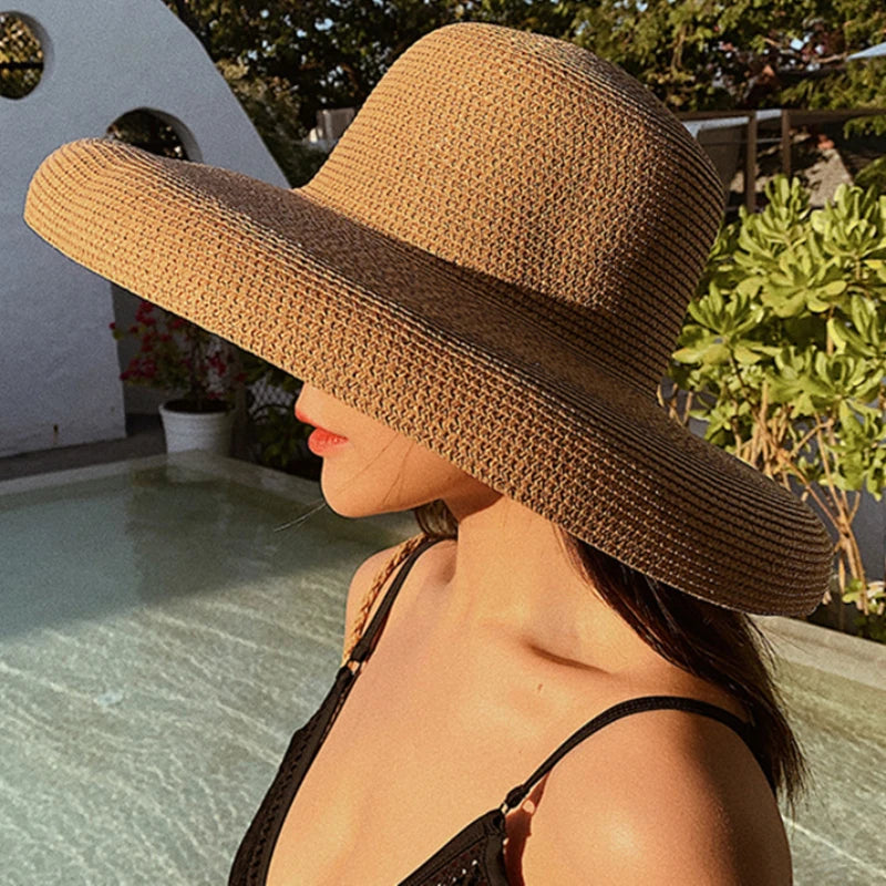 Chapeau Femme Panama Paille Été – Lunéor