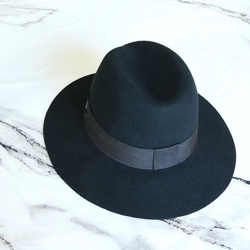 Chapeau Femme Fedora Laine Large Bord – Bellmont