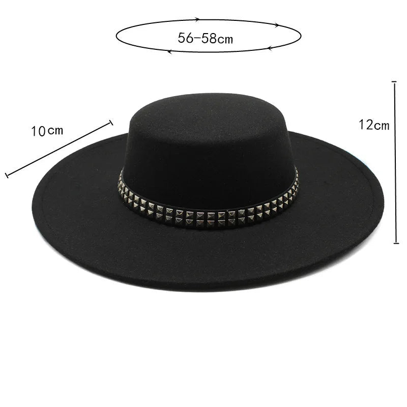 Chapeau Unisexe Fedora Feutre Large Bord – Blackmere