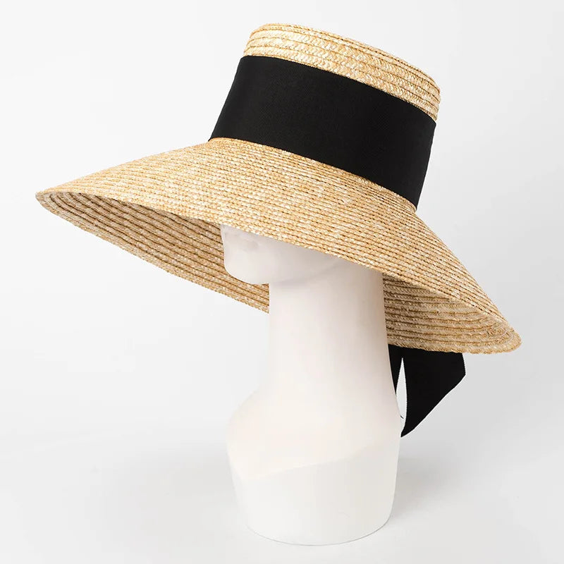 Chapeau Femme Paille Large Bord Été – Seabow