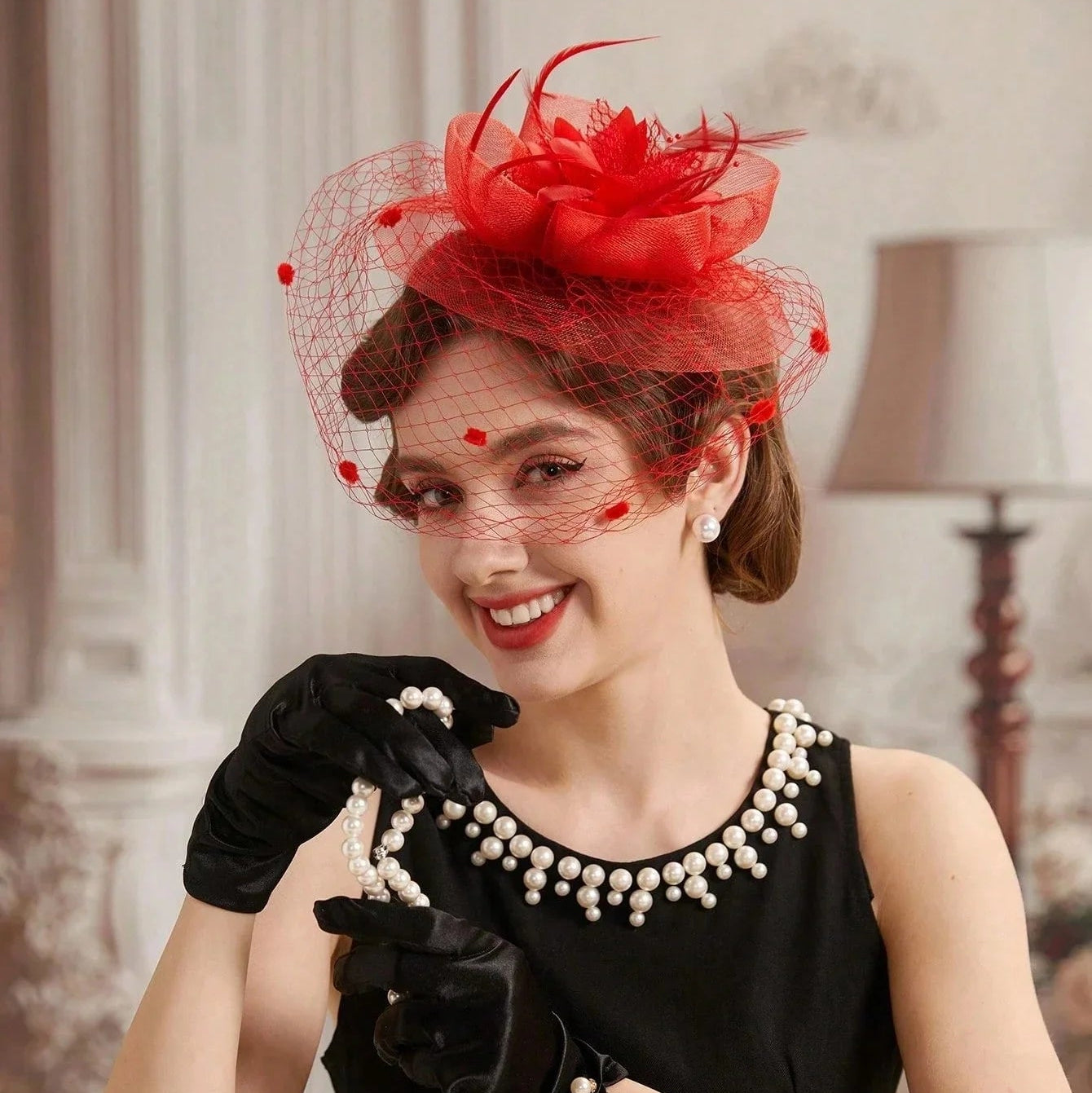 Chapeau Femme Fascinator Élégant – Veliora