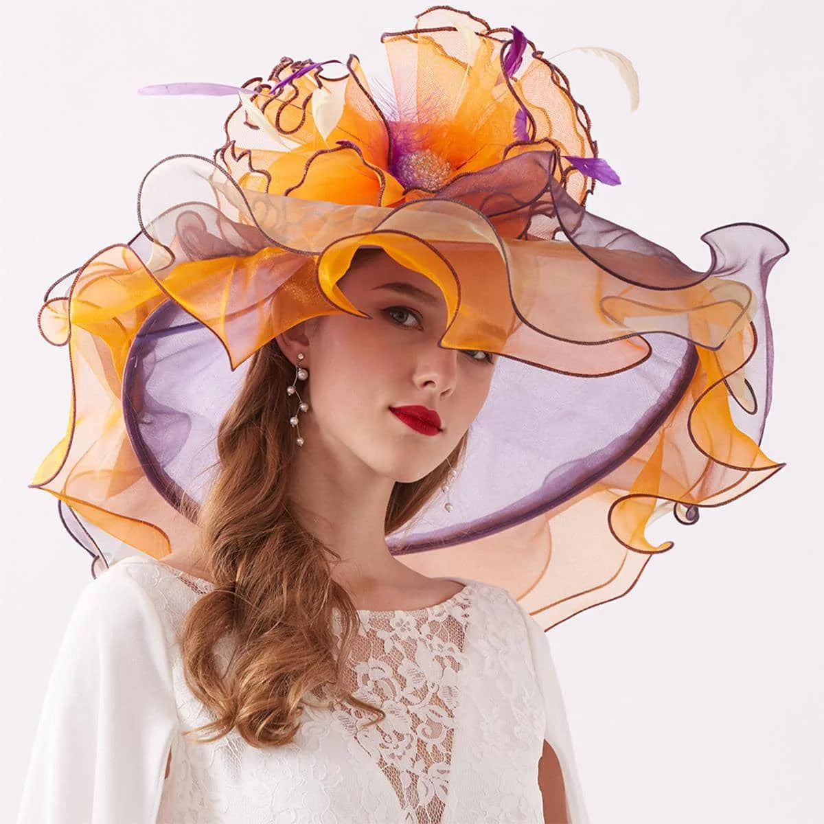 Chapeau Femme Fascinator Derby Organza – Florwick