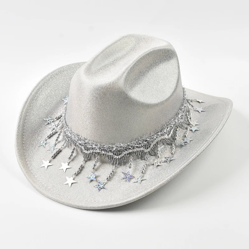 Chapeau Femme Fedora Sequins Strass – Glimmeron