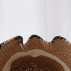 Chapeau Femme Bucket Crochet Paille Été – Sunora