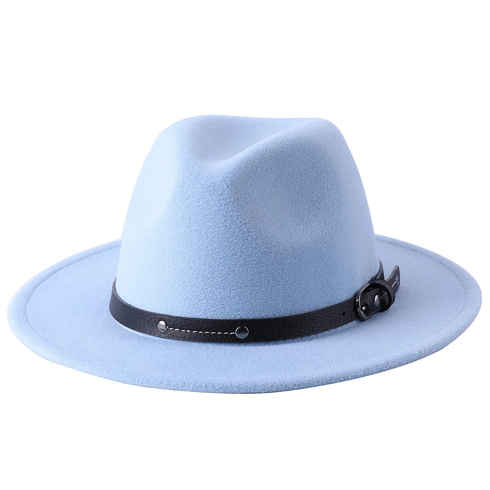 Chapeau Unisexe Fedora Laine Large Bord – Brookwell