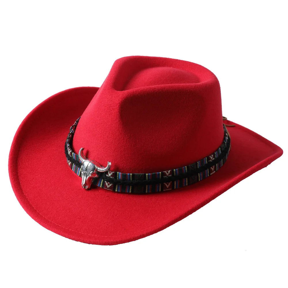 Chapeau Unisexe Cowboy Feutre Large Bord – Montéa