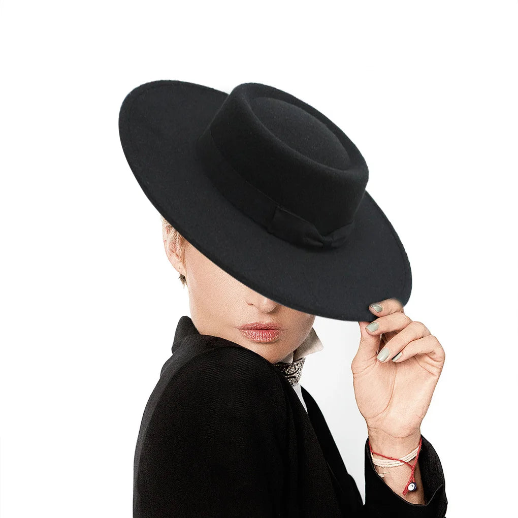 Chapeau Femme Fedora Feutre Nœud Français – Montfleur