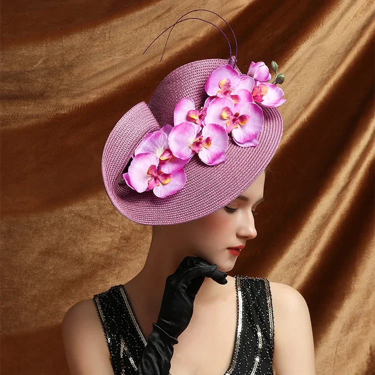Chapeau Femme Fascinator Mariage Luxe – Déliora