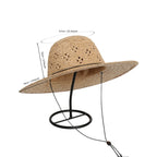 Chapeau Unisexe Paille Tricotée Soleil – Sunweave