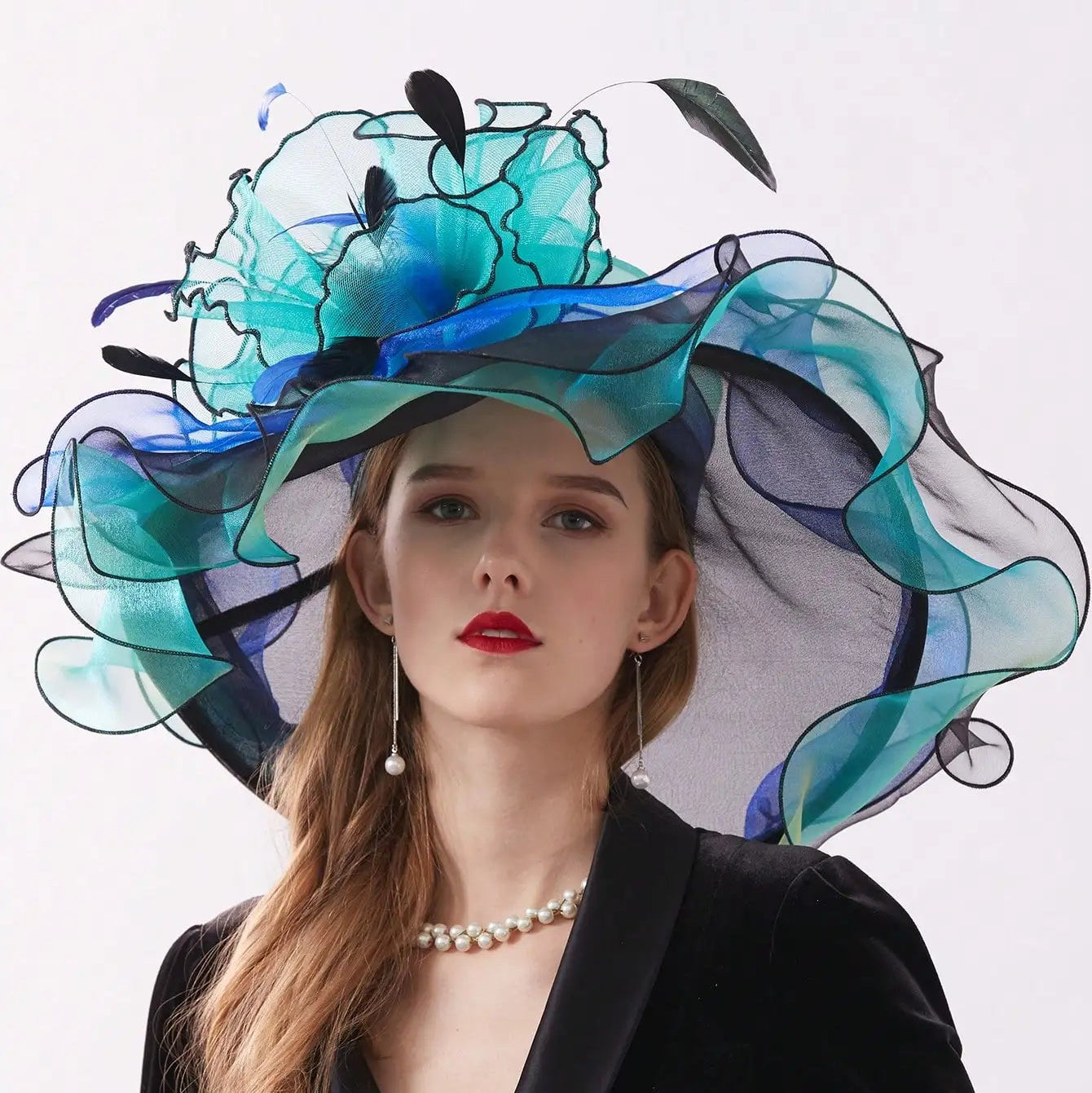 Chapeau Femme Fascinator Derby Organza – Florwick
