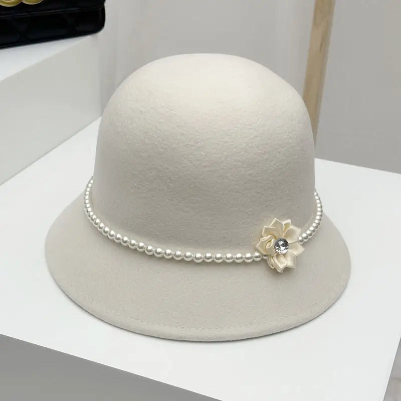 Chapeau Femme Béret Laine Vintage – Perlyne