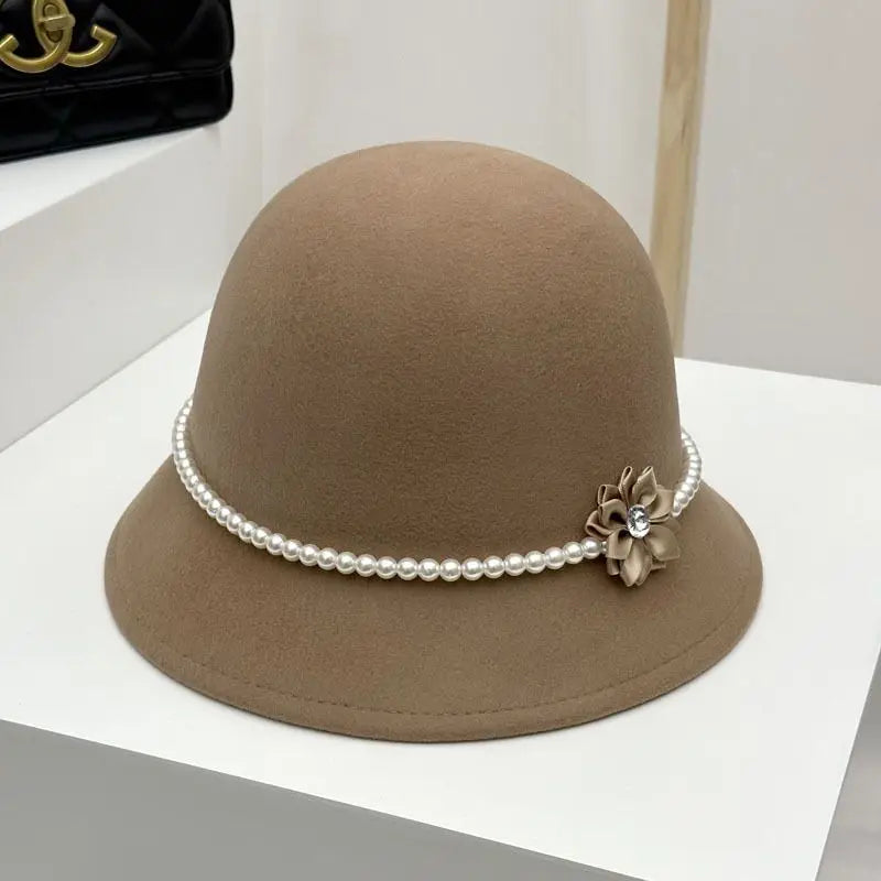 Chapeau Femme Béret Laine Vintage – Perlyne