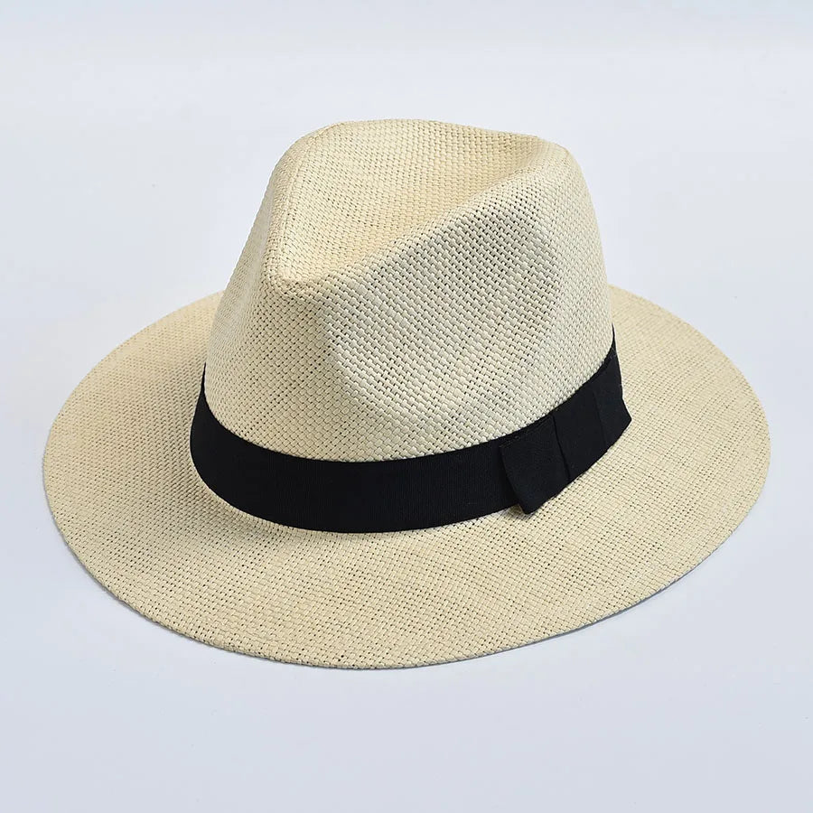 Chapeau Unisexe Trilby Panama Paille Été – Solaryn