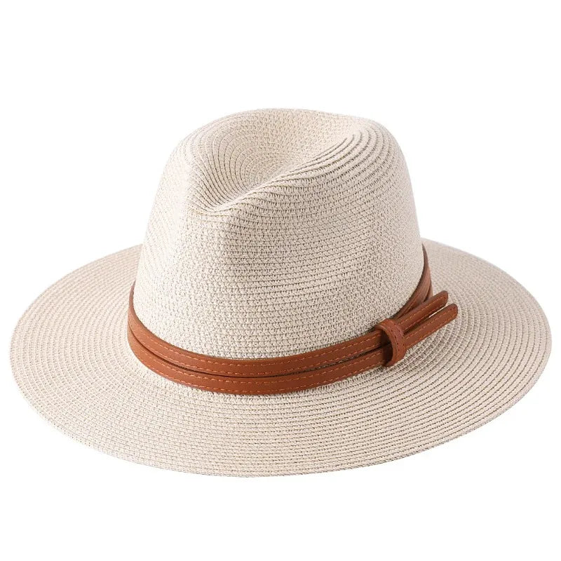 Chapeau Unisexe Fedora Paille Anti-UV – Aurenza