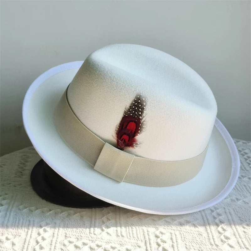 Chapeau Unisexe Fedora Vintage Feutre – Hamborn