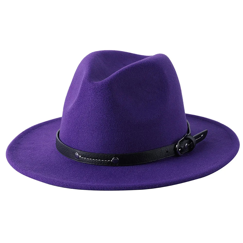 Chapeau Unisexe Fedora Laine Large Bord – Brookwell