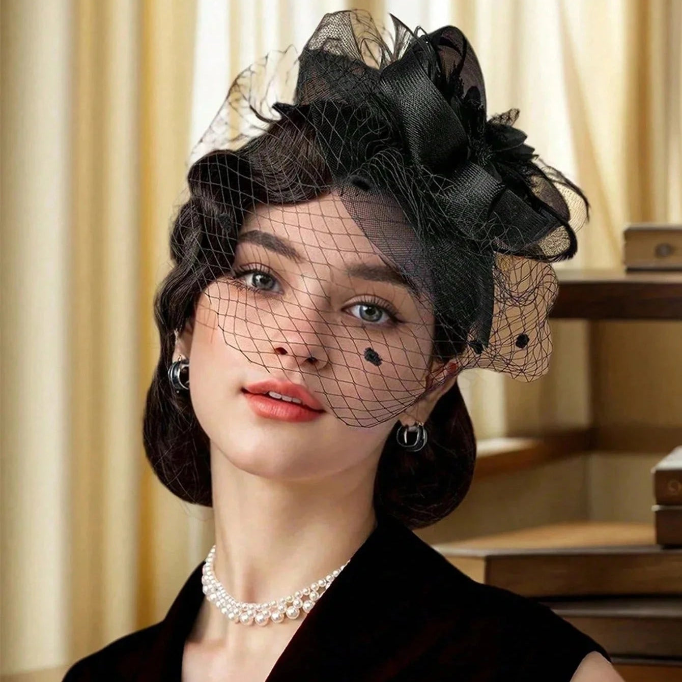 Chapeau Femme Fascinator Élégant – Veliora