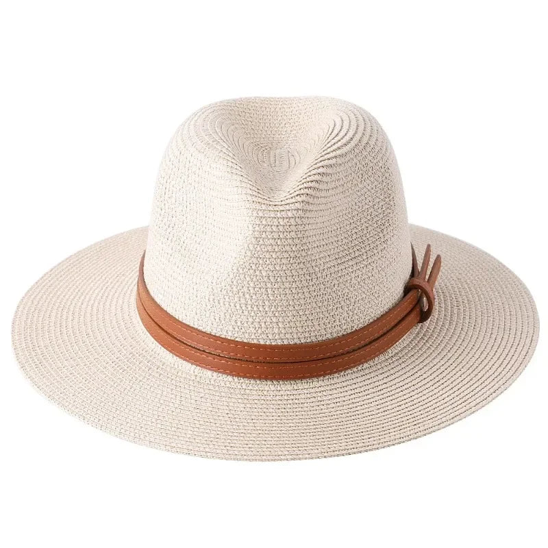 Chapeau Unisexe Fedora Paille Anti-UV – Aurenza