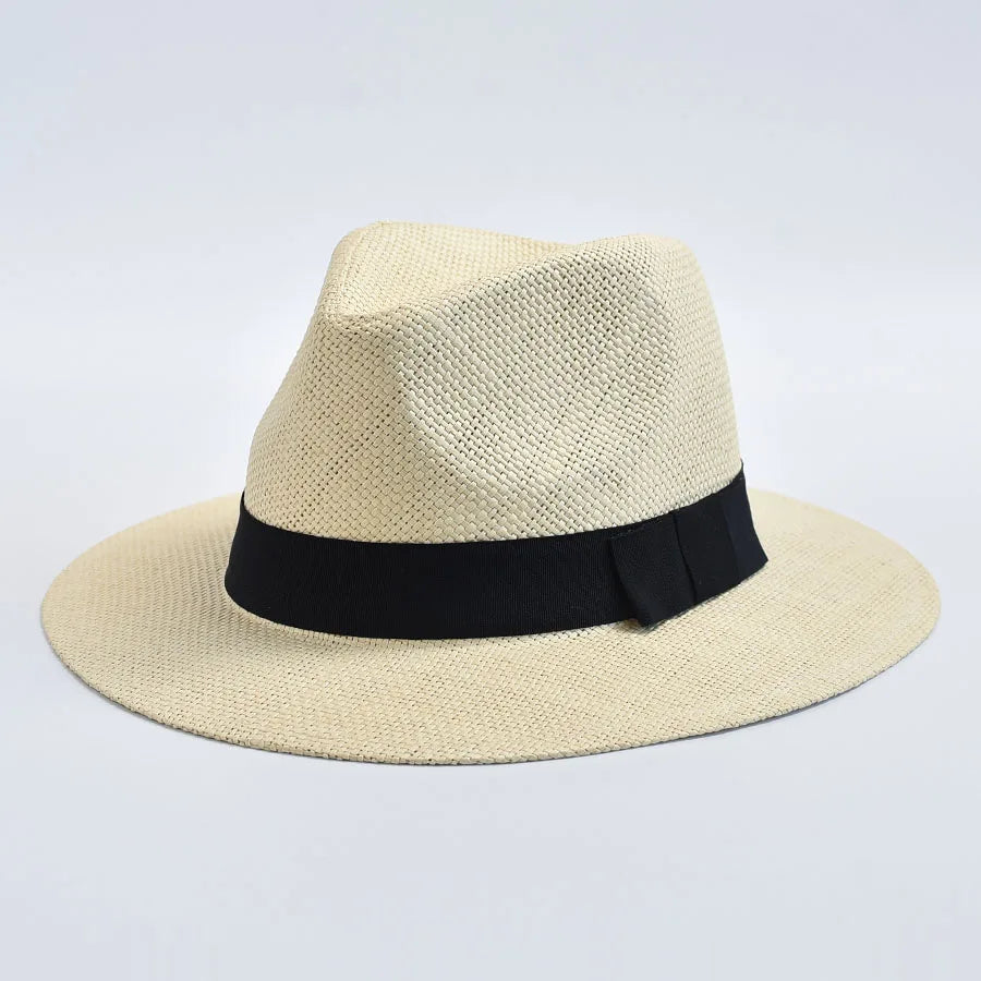 Chapeau Unisexe Trilby Panama Paille Été – Solaryn