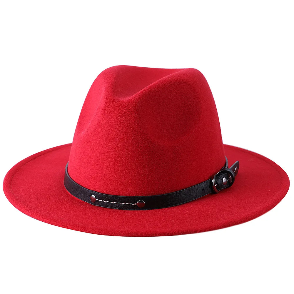 Chapeau Unisexe Fedora Laine Large Bord – Brookwell