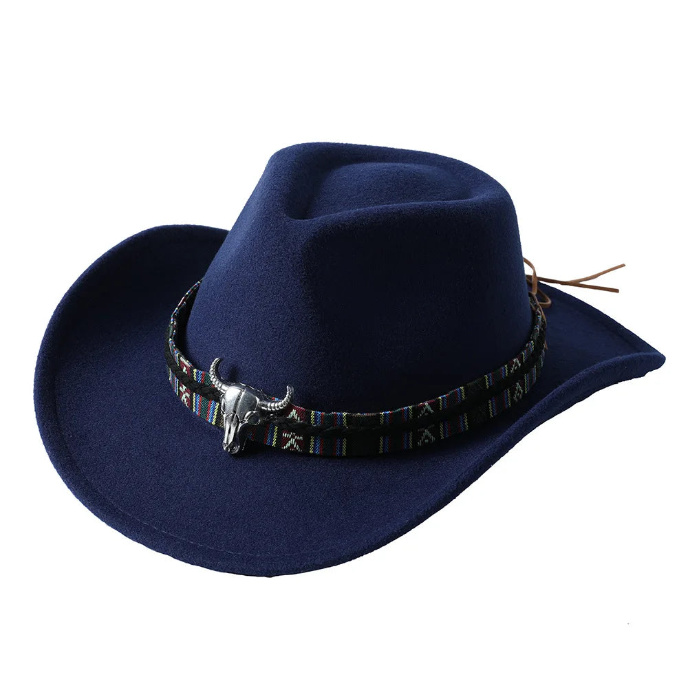 Chapeau Unisexe Cowboy Feutre Large Bord – Montéa