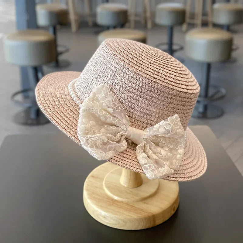 Chapeau Fille Paille Tressée Été – Princess Bowset