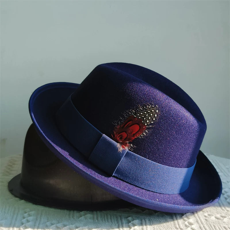 Chapeau Unisexe Fedora Vintage Feutre – Hamborn