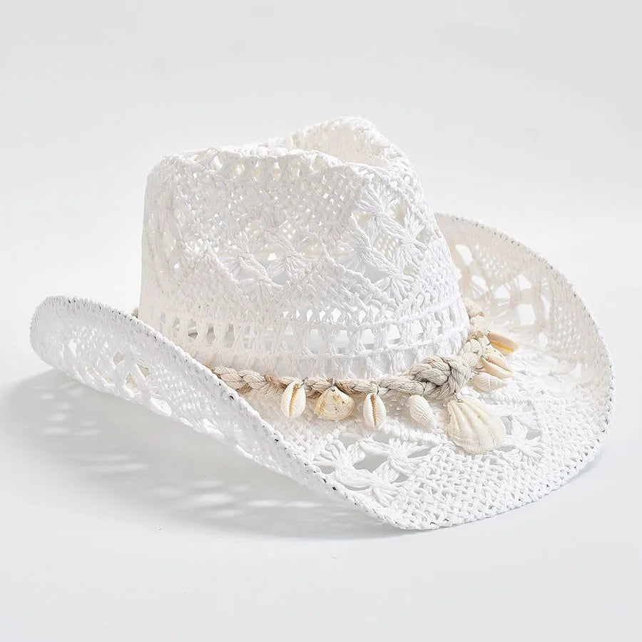 Chapeau Femme Panama Paille Tressée Été – Shellwyn