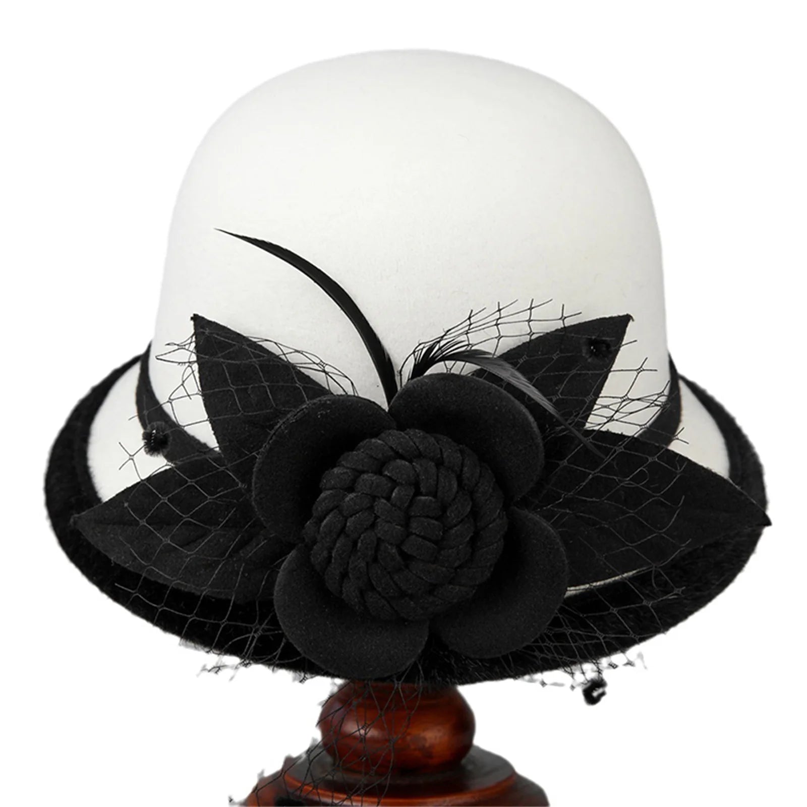 Chapeau Femme Melon Vintage Fleurs – Bellewick
