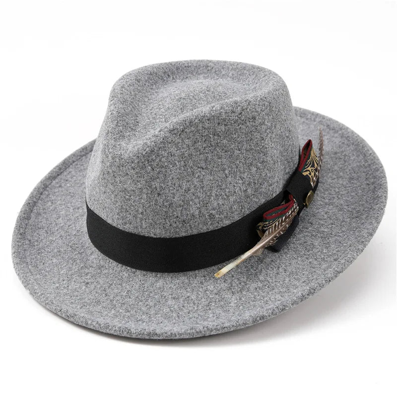 Chapeau Unisexe Laine à Plume – Knightfall