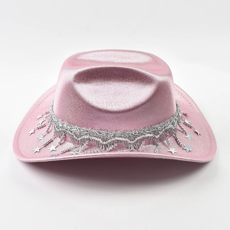 Chapeau Femme Fedora Sequins Strass – Glimmeron