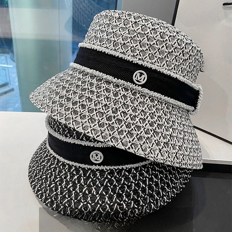 Chapeau Femme Bucket Ajouré Été – Diamyn