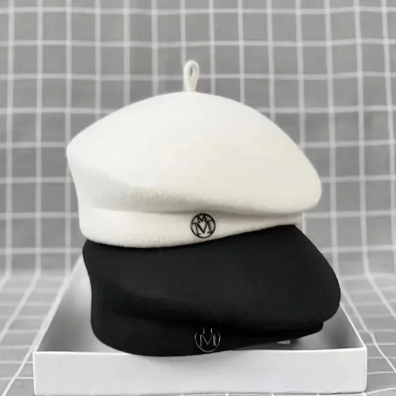 Chapeau Femme Béret Feutre Laine Hiver – Snowbell