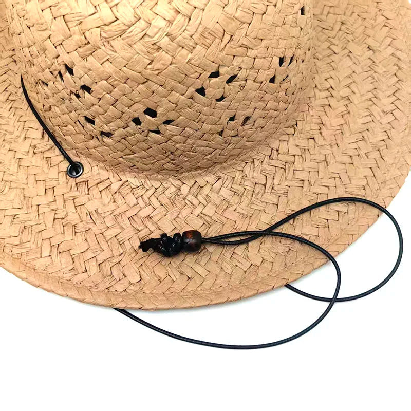 Chapeau Unisexe Paille Tricotée Soleil – Sunweave