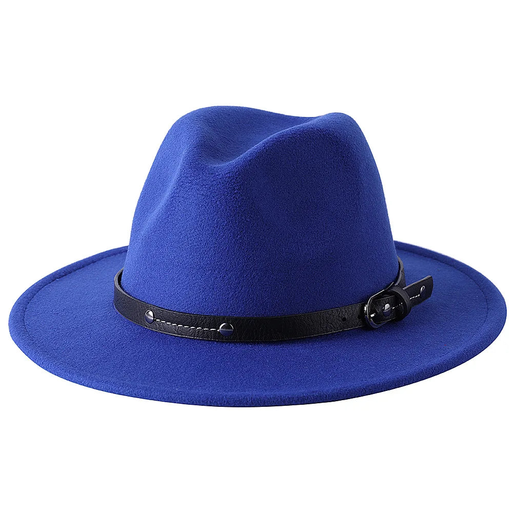 Chapeau Unisexe Fedora Laine Large Bord – Brookwell