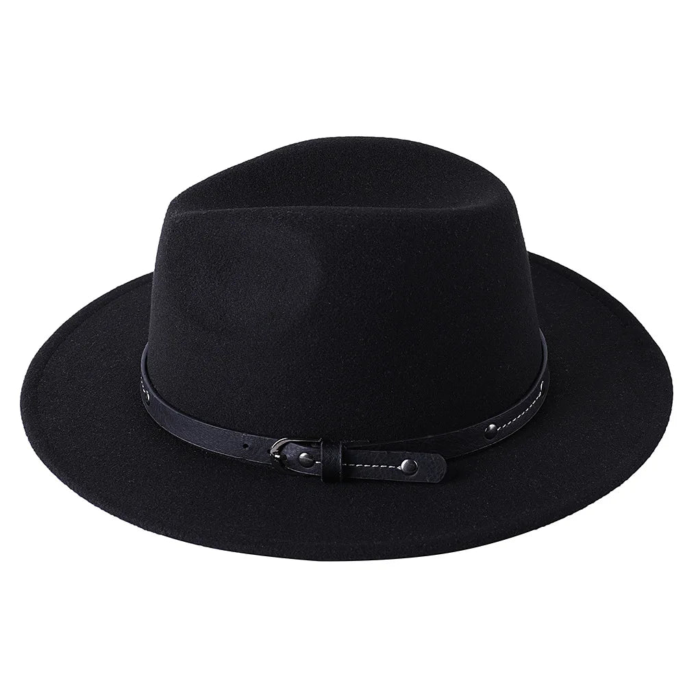 Chapeau Unisexe Fedora Laine Large Bord – Brookwell