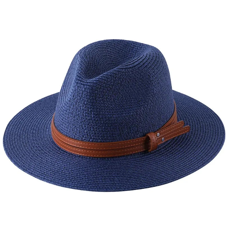 Chapeau Unisexe Fedora Paille Anti-UV – Aurenza