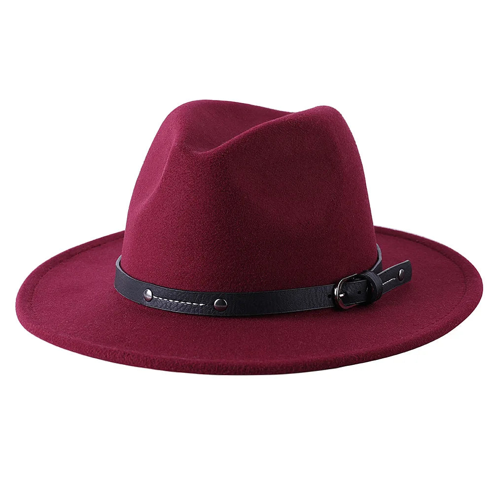 Chapeau Unisexe Fedora Laine Large Bord – Brookwell